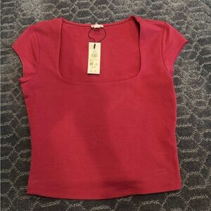 Garage Square Neck Crop Top